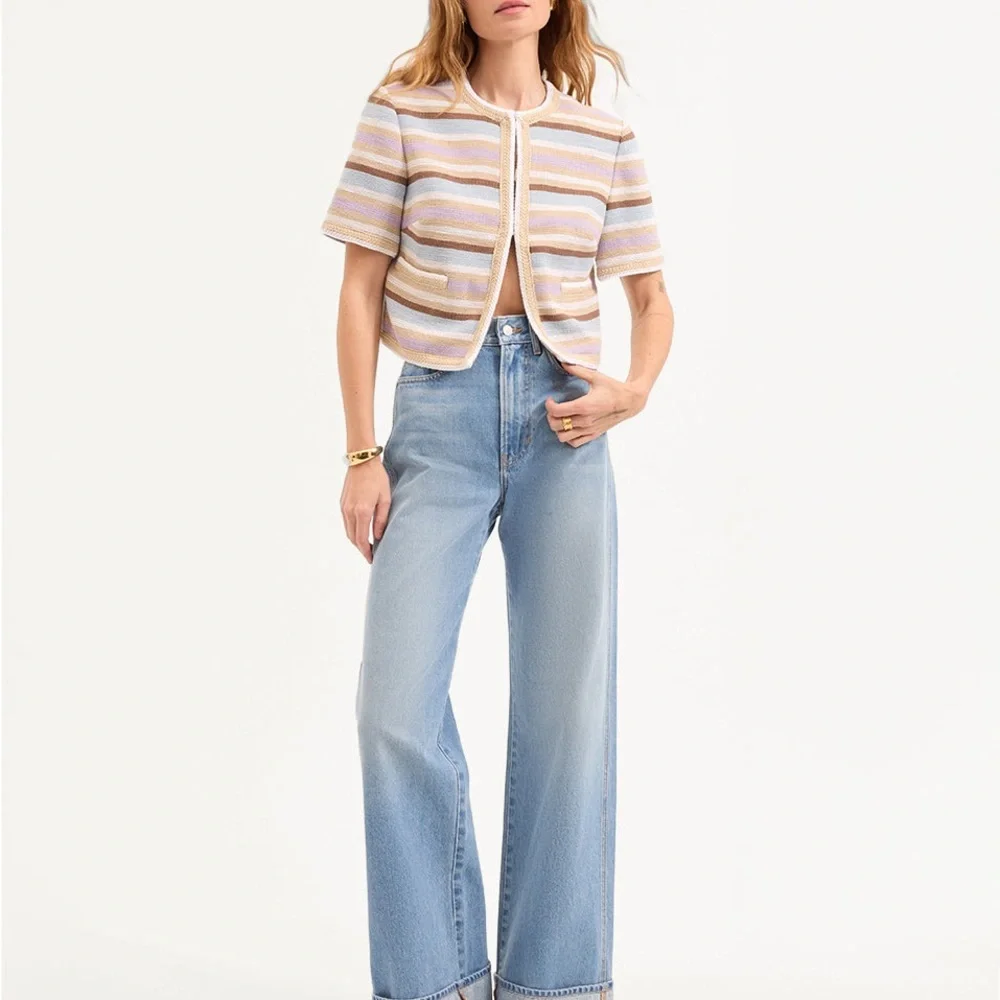 Veronica Beard Wyatt Short-Sleeve Jacket NEW with tag - Picture 2 of 7